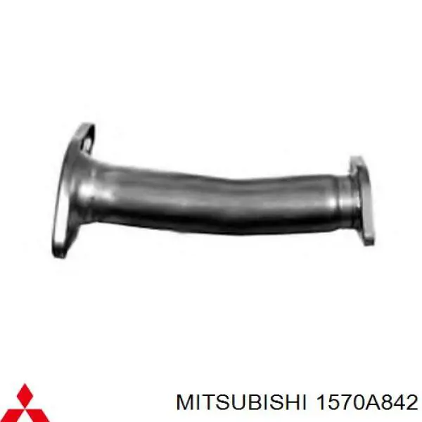 1570A842 Mitsubishi Przedni rura przyjęcia (kalesony) tłumika