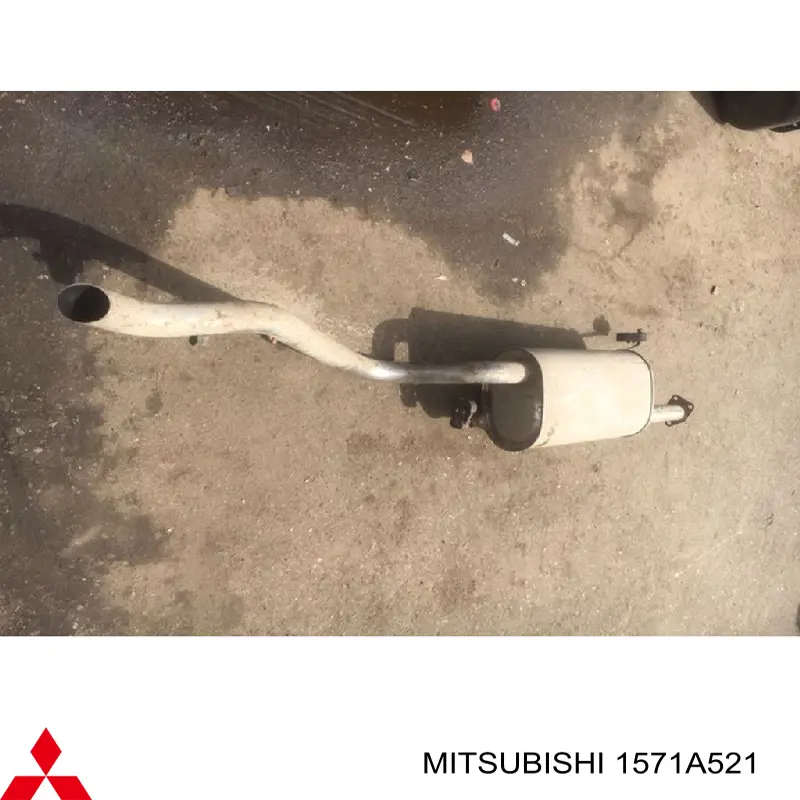 Tłumik, tylna część do Mitsubishi L 200 IV KA, KB
