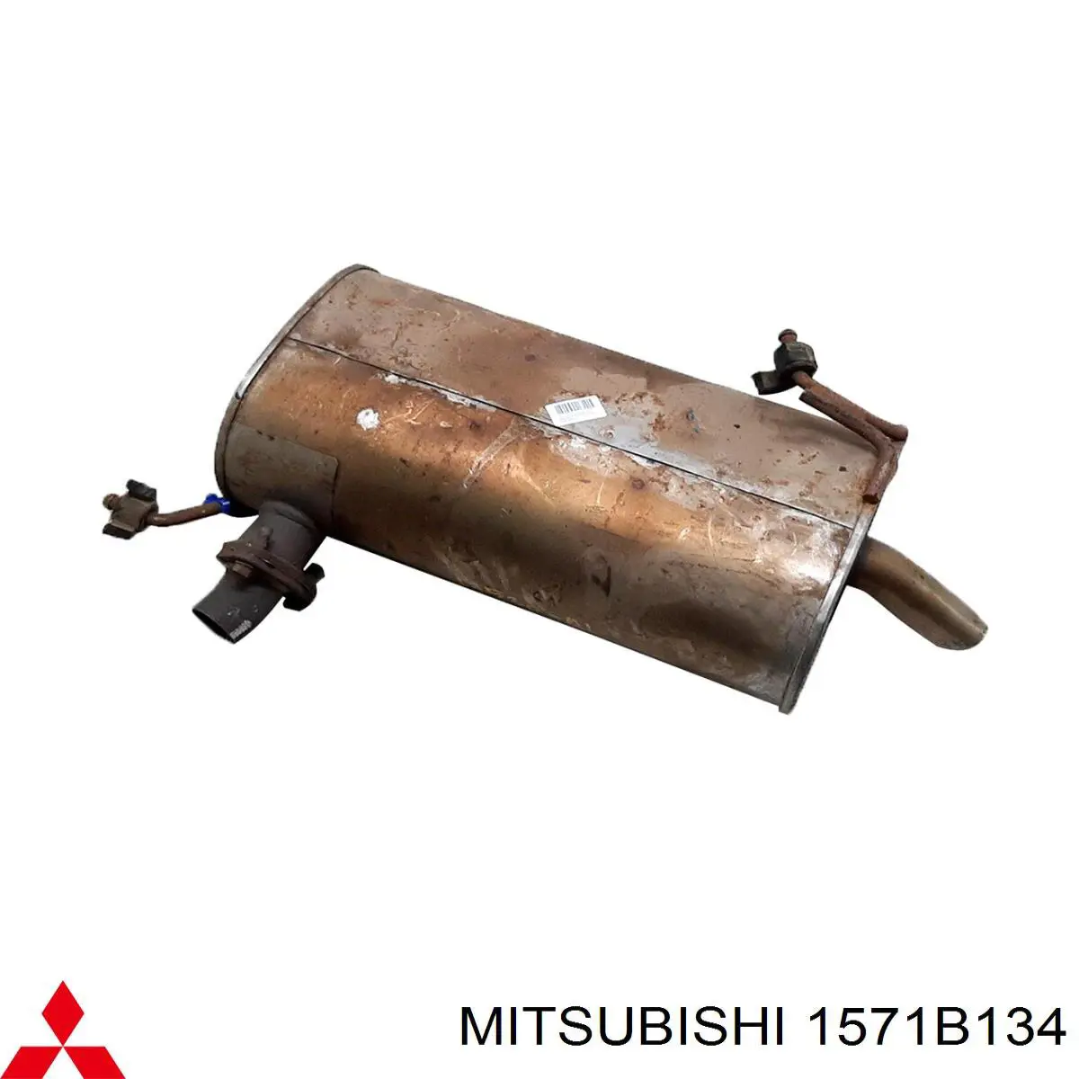 1571B134 Mitsubishi Tłumik, tylna część