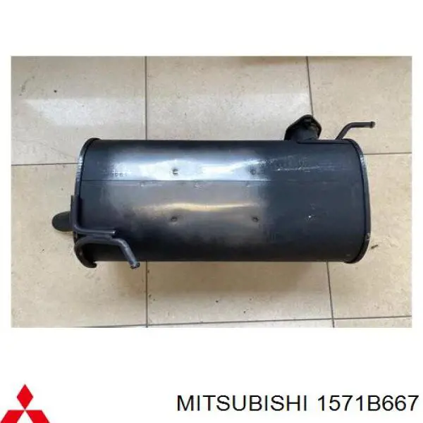 ED14328 Edex Tłumik, tylna część