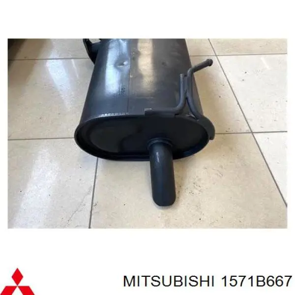 Tłumik, tylna część Mitsubishi Outlander III SUV (GF, GG) (2010 - 2022) cena, od 180,74 USD