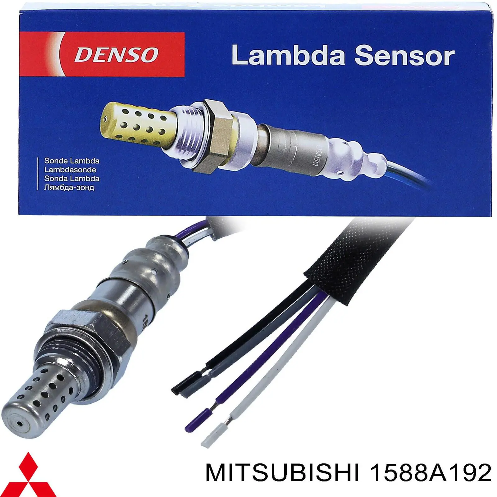 Do koszyka 1588A192 Mitsubishi Sonda lambda, czujnik tlenu