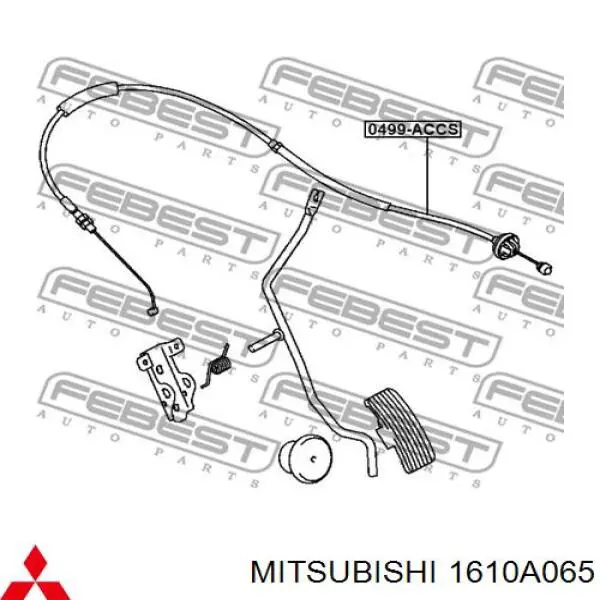 1610A065 Mitsubishi Linka gazu