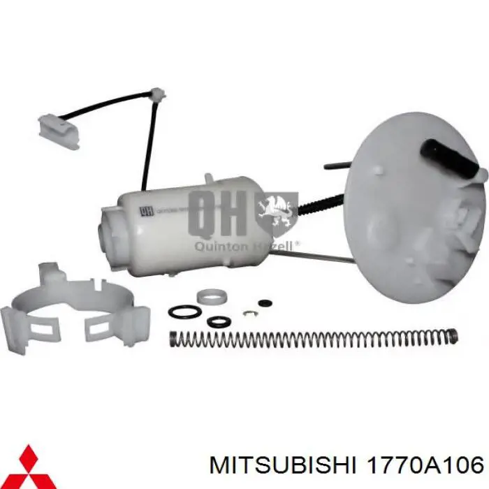 Do koszyka 1770A106 Mitsubishi Filtr paliwa