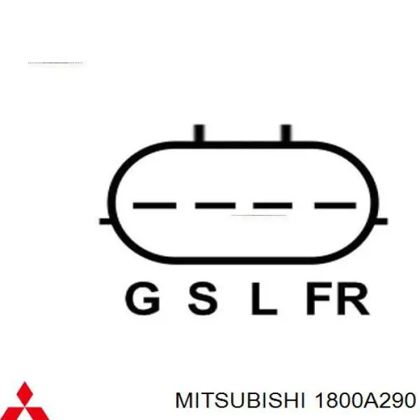 1800A290 Mitsubishi Alternator