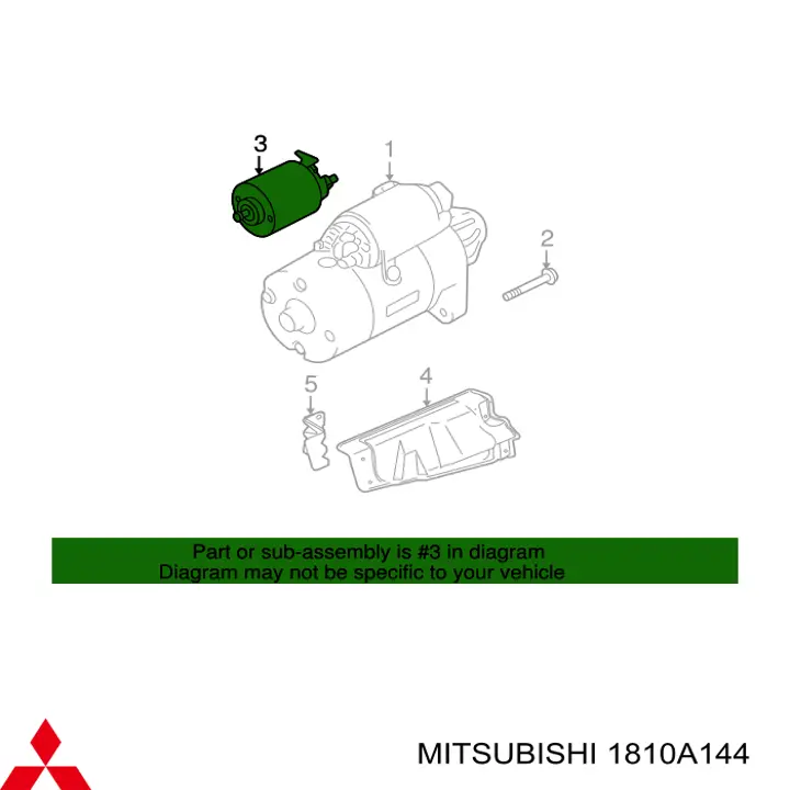 Bendiks rozrusznika do Mitsubishi Outlander I CU