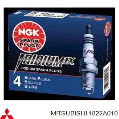 Świeca zapłonowa Mitsubishi 1822A010 cena, od 6,74 USD