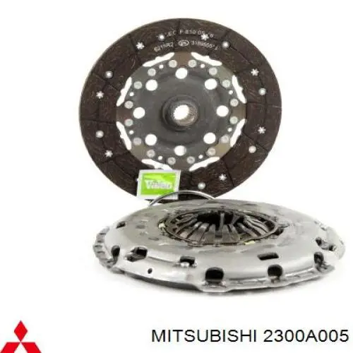 2300A005 Mitsubishi Zestaw sprzęgła (3 części)