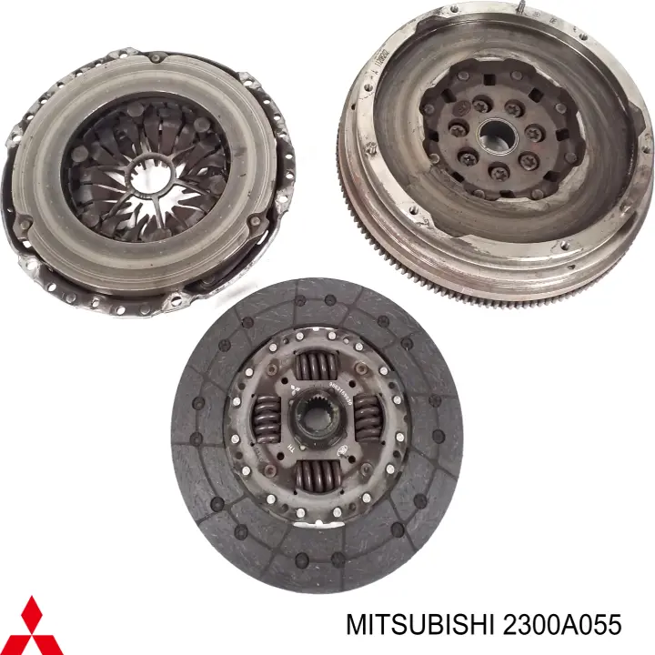 Zestaw sprzęgła (3 części) 2300A055 Mitsubishi