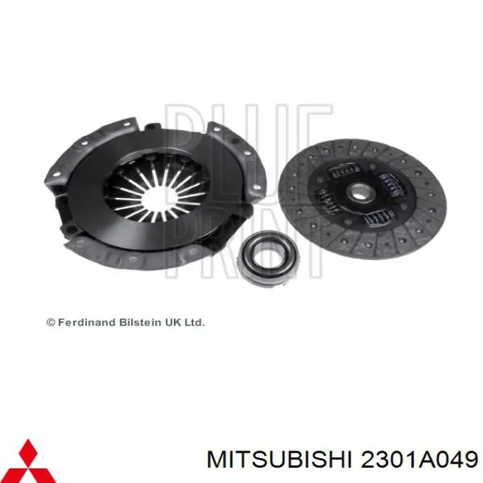 Tarcza sprzęgła Mitsubishi 2301A049 cena, od 83,60 USD