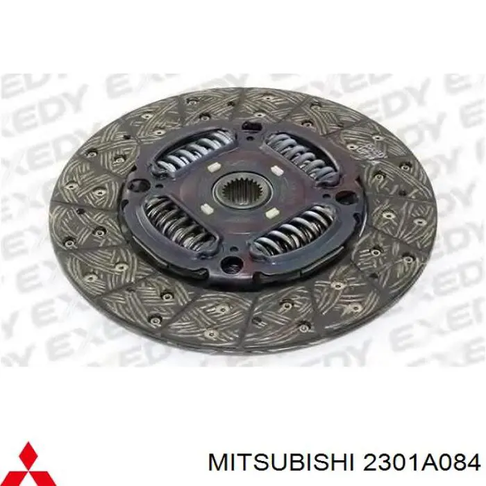 Tarcza sprzęgła Mitsubishi 2301A084 cena, od 97,33 USD