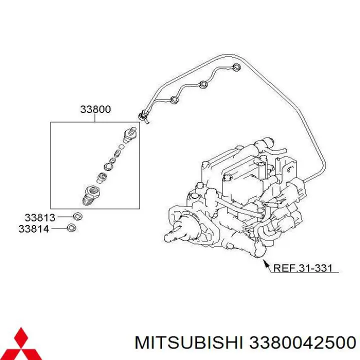 3380042500 Hyundai/Kia Wtryskiwacz paliwa