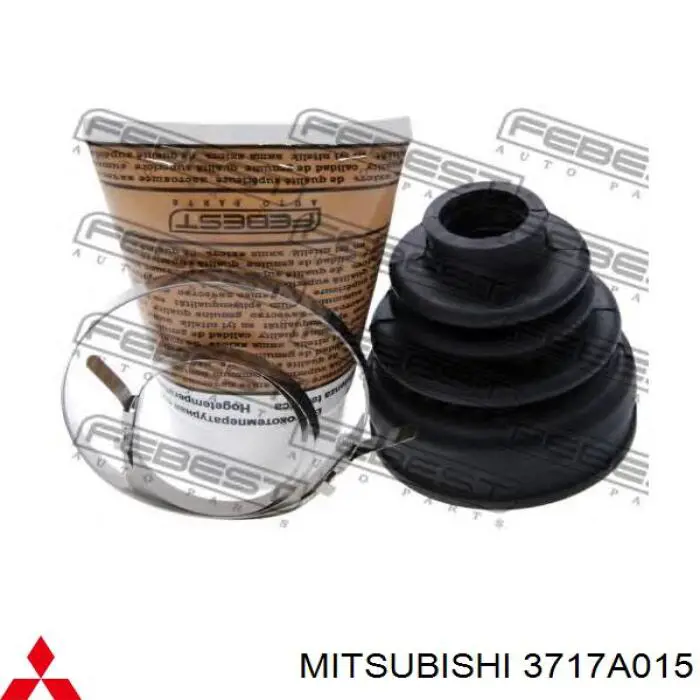 Do koszyka 3717A015 Mitsubishi Osłona przegubu homokinetycznego półosi tylnej wewnętrzna