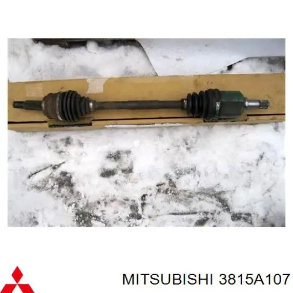 Półoś napędowa przednia lewa Mitsubishi 3815A107 cena, od 110,63 USD