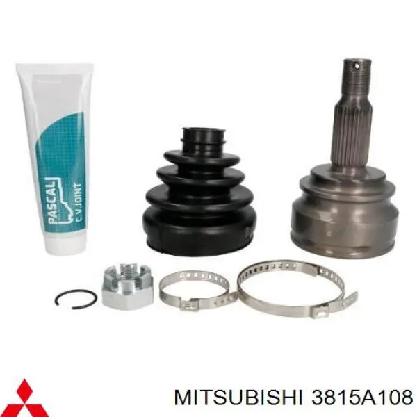 Półoś napędowa przednia prawa Mitsubishi 3815A108 cena, od 108,67 USD