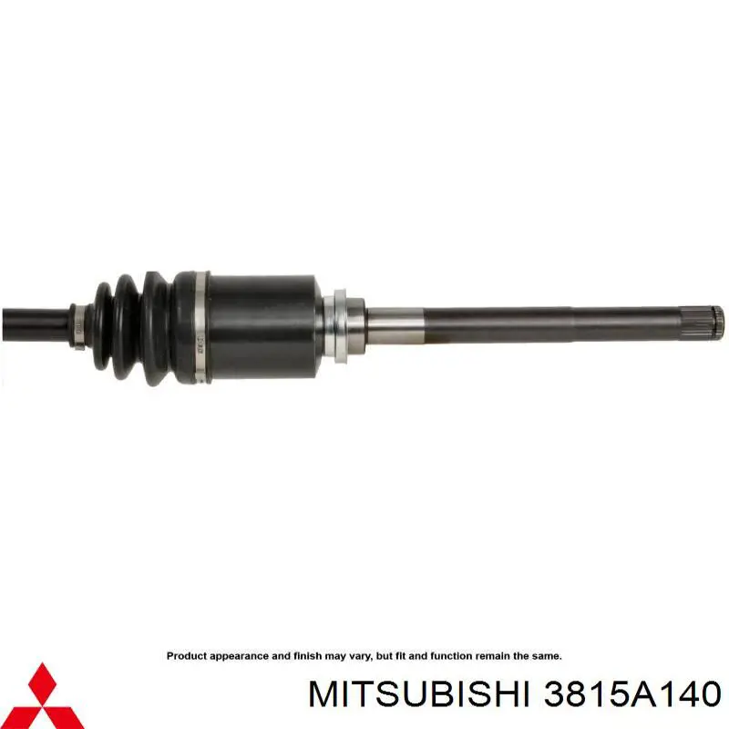 Półoś napędowa przednia prawa 3815A140 Mitsubishi
