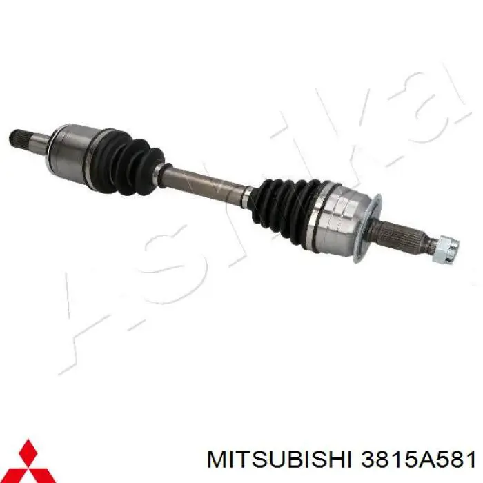 Półoś napędowa przednia lewa Mitsubishi 3815A581 cena, od 152,22 USD