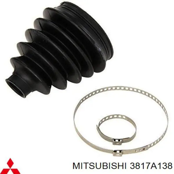 Osłona przegubu homokinetycznego półosi przedniej wewnętrzna Mitsubishi 3817A138 cena, od 14,48 USD