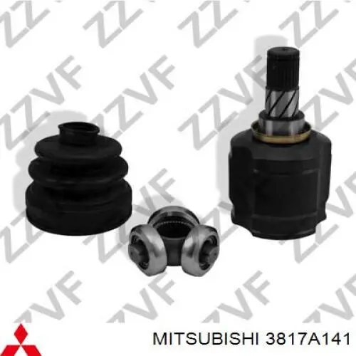 Do koszyka 3817A141 Mitsubishi Przegub homokinetyczny wewnętrzny przedni lewy