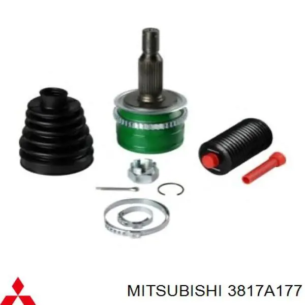 3817A177 Mitsubishi Półoś napędowa przednia lewa