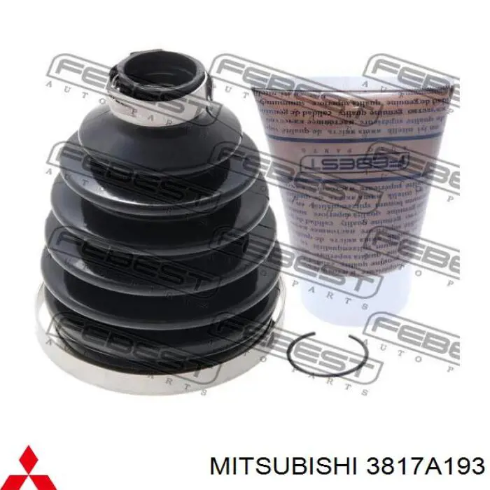 Osłona przegubu homokinetycznego półosi przedniej zewnętrzna Mitsubishi 3817A193 cena, od 34,84 USD