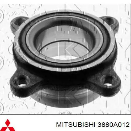 Do koszyka 3880A012 Mitsubishi Łożysko piasty przedniej