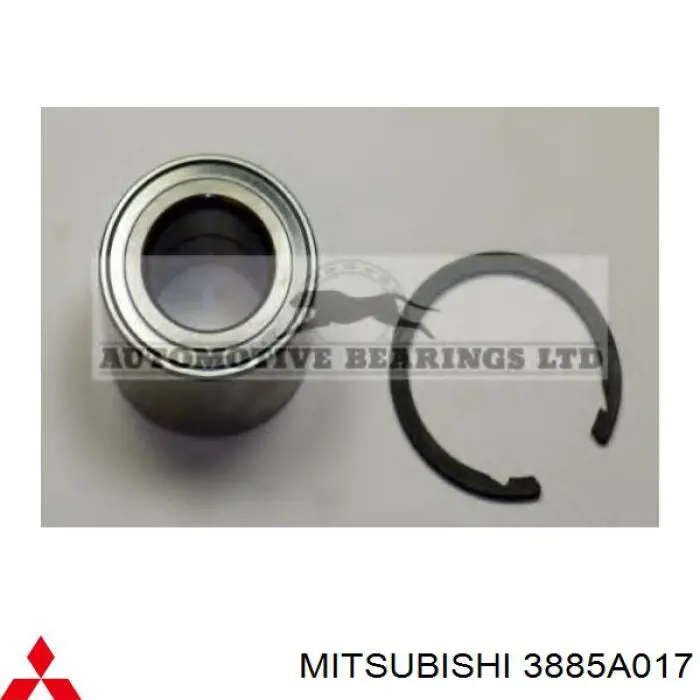 Łożysko piasty przedniej Mitsubishi 3885A017 cena, od 32,26 USD