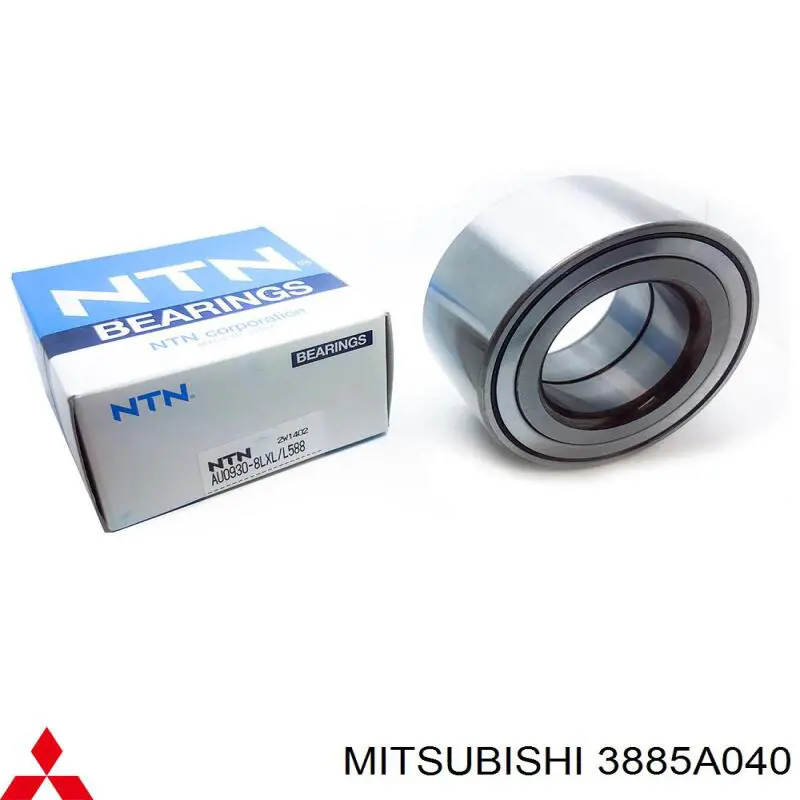 Łożysko piasty przedniej Mitsubishi 3885A040 cena, od 32,26 USD
