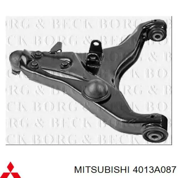 Wahacz zawieszenia przedniego dolny lewy Mitsubishi 4013A087 cena, od 140,81 USD
