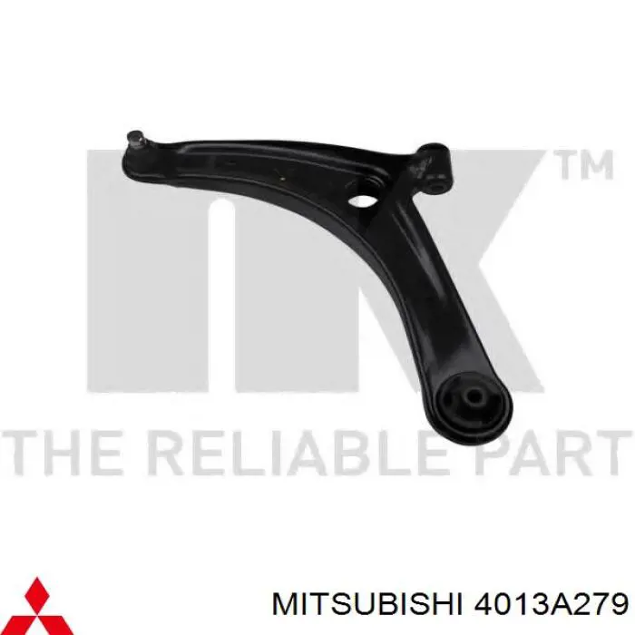 Wahacz zawieszenia przedniego dolny lewy Mitsubishi 4013A279 cena, od 46,89 USD