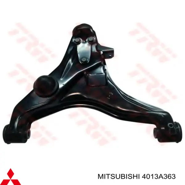 Do koszyka 4013A363 Mitsubishi Wahacz zawieszenia przedniego dolny lewy