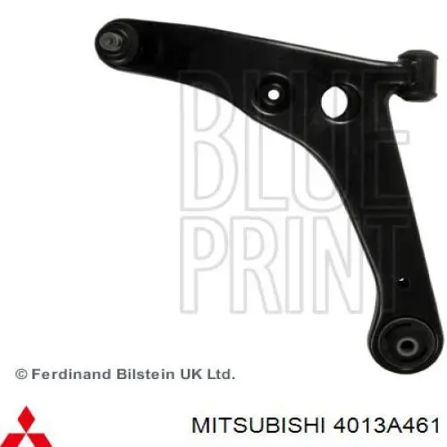 Wahacz zawieszenia przedniego dolny lewy Mitsubishi 4013A461 cena, od 46,03 USD