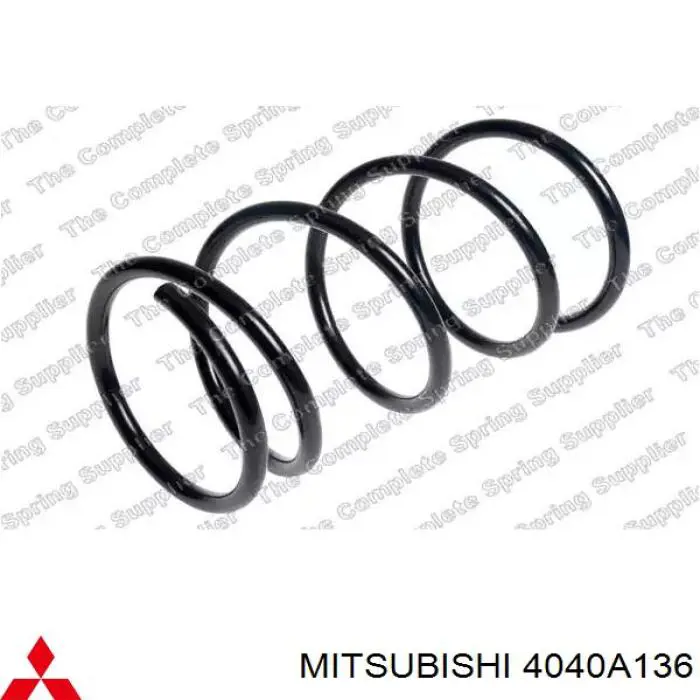 Do koszyka 4040A136 Mitsubishi Sprężyna przednia