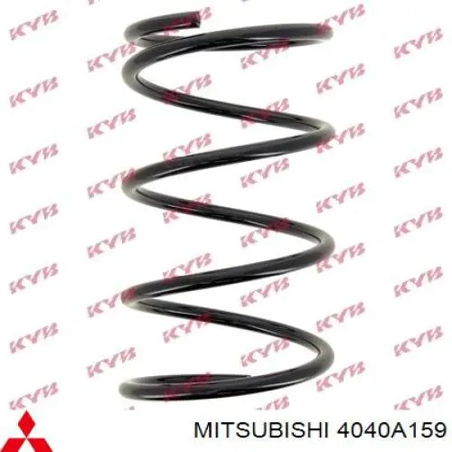 Sprężyna przednia 4040A159 Mitsubishi