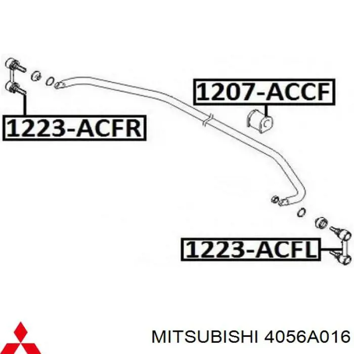 4056A016 Mitsubishi Łącznik stabilizatora przedniego prawy