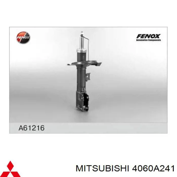 Do koszyka 4060A241 Mitsubishi Amortyzator przedni lewy