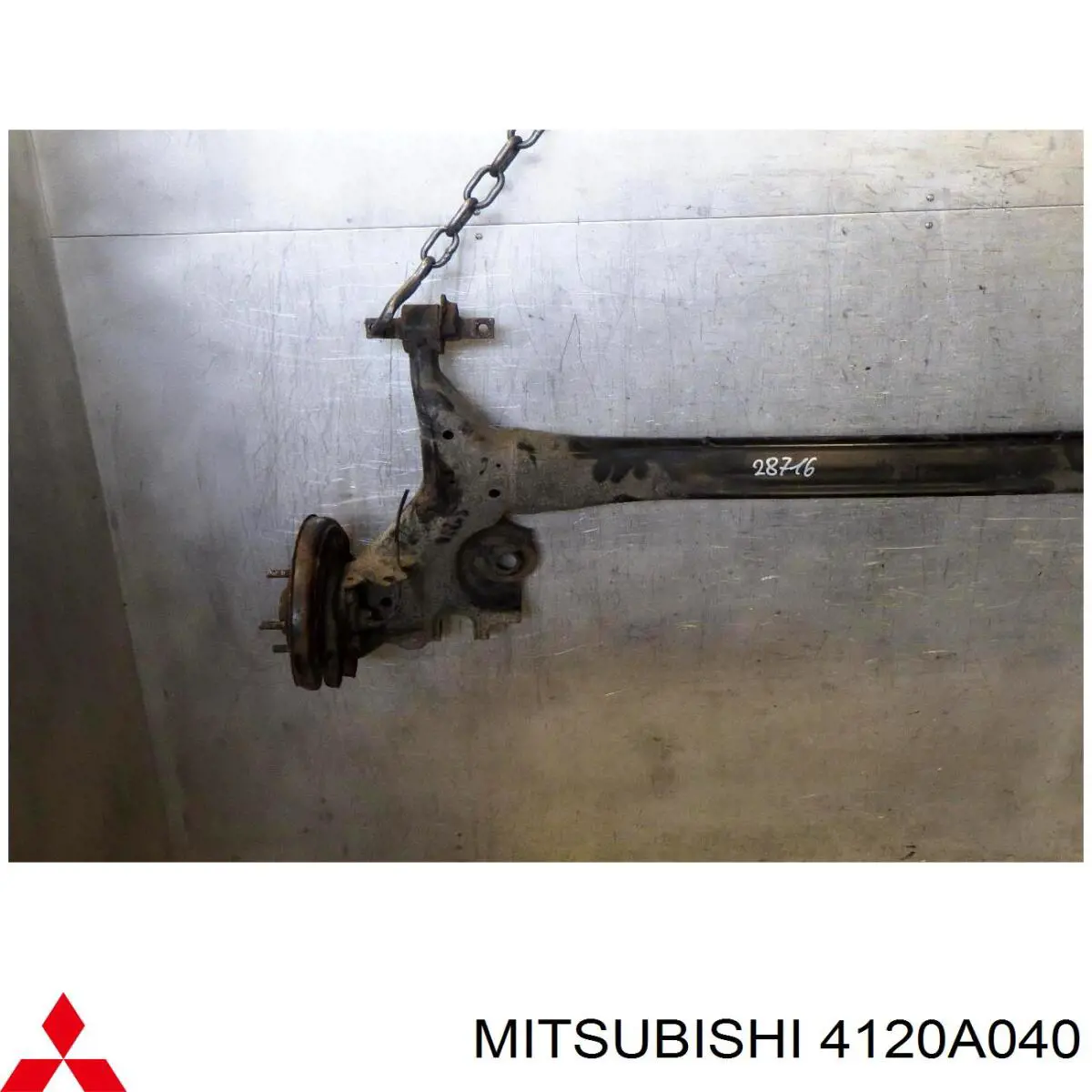 Korpus osi tylnej Mitsubishi Colt VI hatchback (Z3A) (2004 - 2008) cena, od  