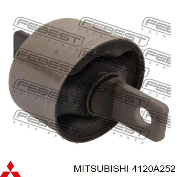 4120A252 Mitsubishi Silentblock tylnego wahacza podłużnego przedni