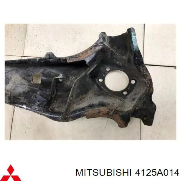 Do koszyka 4125A014 Mitsubishi Wahacz (drążek) zawieszenia tylnego podłużny dolny prawy