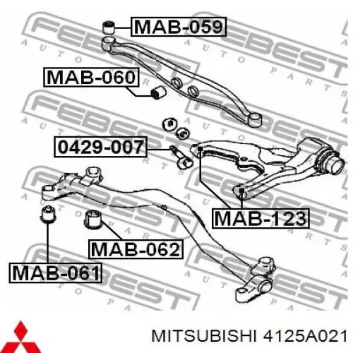 J95027YMT Yamato Wahacz zawieszenia tylnego dolny prawy