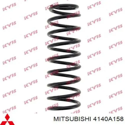 Sprężyna tylna Mitsubishi 4140A158 cena, od 30,32 USD