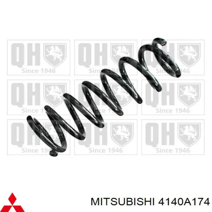 Do koszyka 4140A174 Mitsubishi Sprężyna tylna