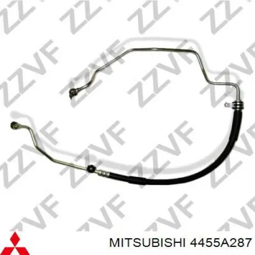Przewód hydraulicznego układu wspomagania wysokiego ciśnienia, od pompy do maglownicy (mechanizmu) Mitsubishi 4455A287 cena, od 87,52 USD