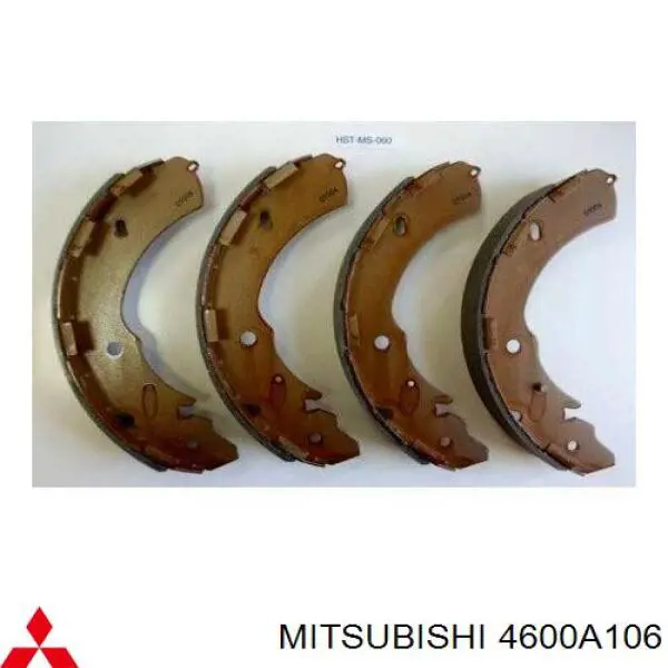 Klocki hamulcowe tylne bębnowe Mitsubishi 4600A106 cena, od 44,44 USD