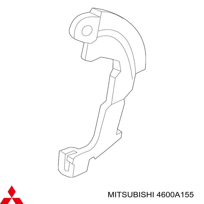 Rozpierak bębna hamulcowego prawy Mitsubishi Outlander XL (CW)