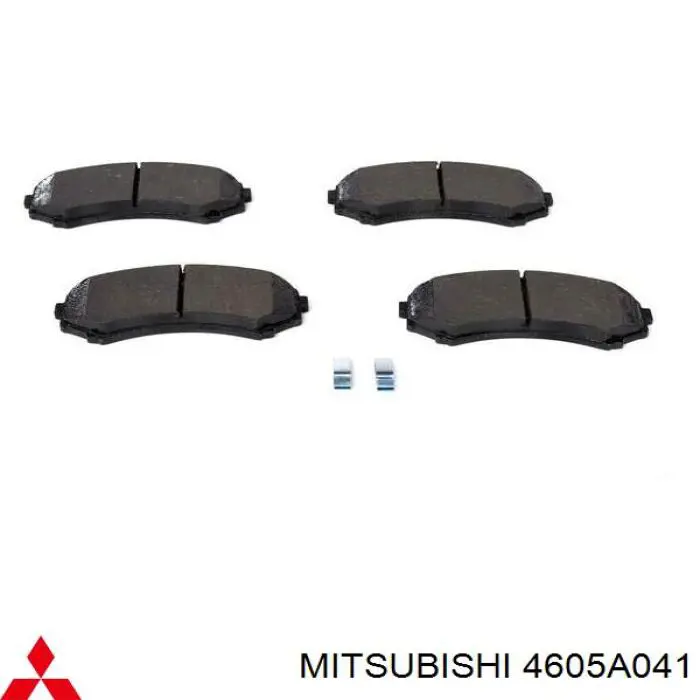 Klocki hamulcowe przednie tarczowe Mitsubishi 4605A041 cena, od 25,23 USD