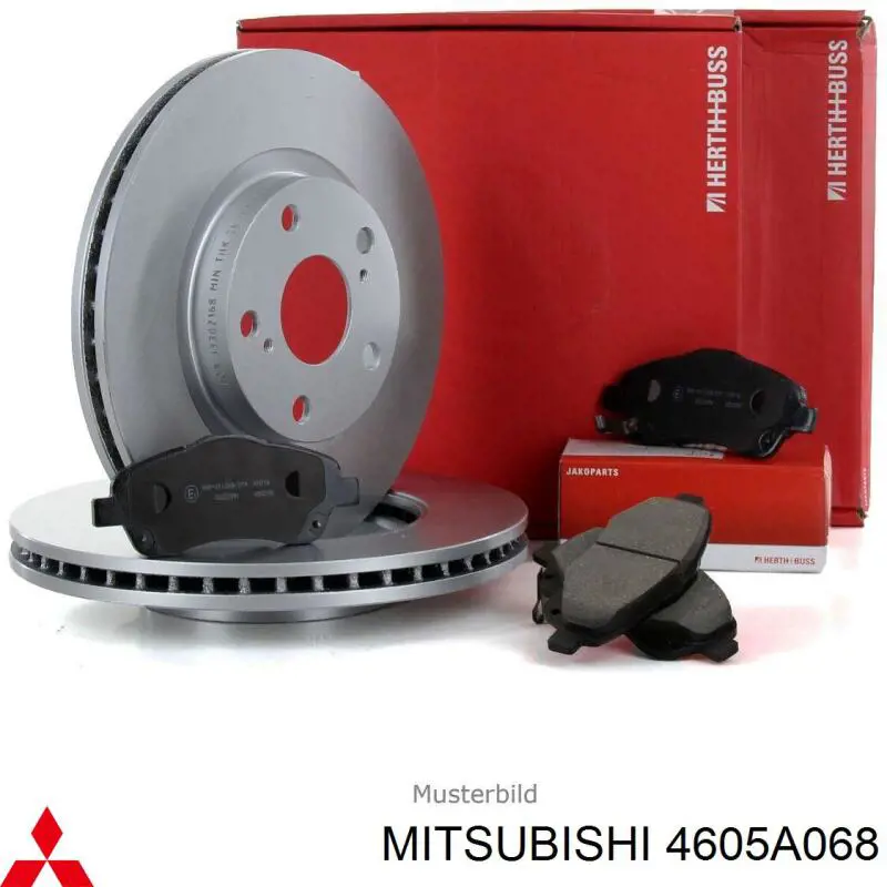 Do koszyka 4605A068 Mitsubishi Tarcza hamulcowa przednia