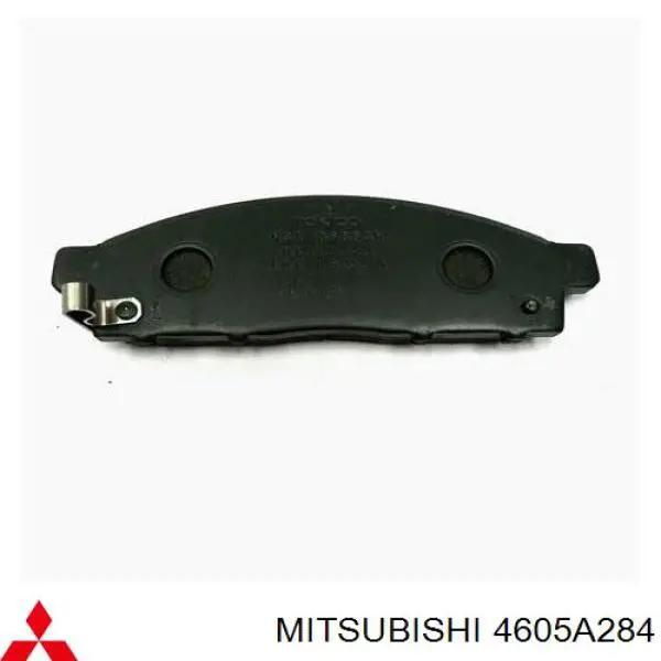 Do koszyka 4605A284 Mitsubishi Klocki hamulcowe przednie tarczowe
