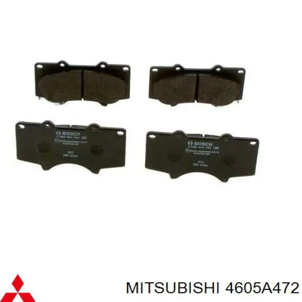 Klocki hamulcowe przednie tarczowe Mitsubishi 4605A472 cena, od 16,74 USD