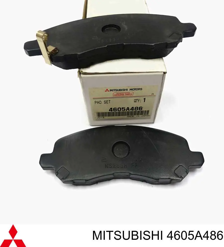 Klocki hamulcowe przednie tarczowe Mitsubishi 4605A486 cena, od 25,53 USD